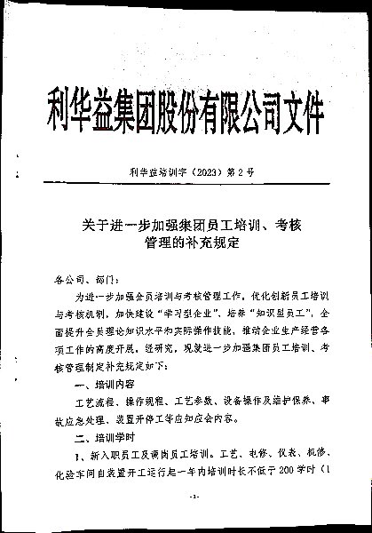 关于进一步加强集团员工培训、考核、管理的补充规定