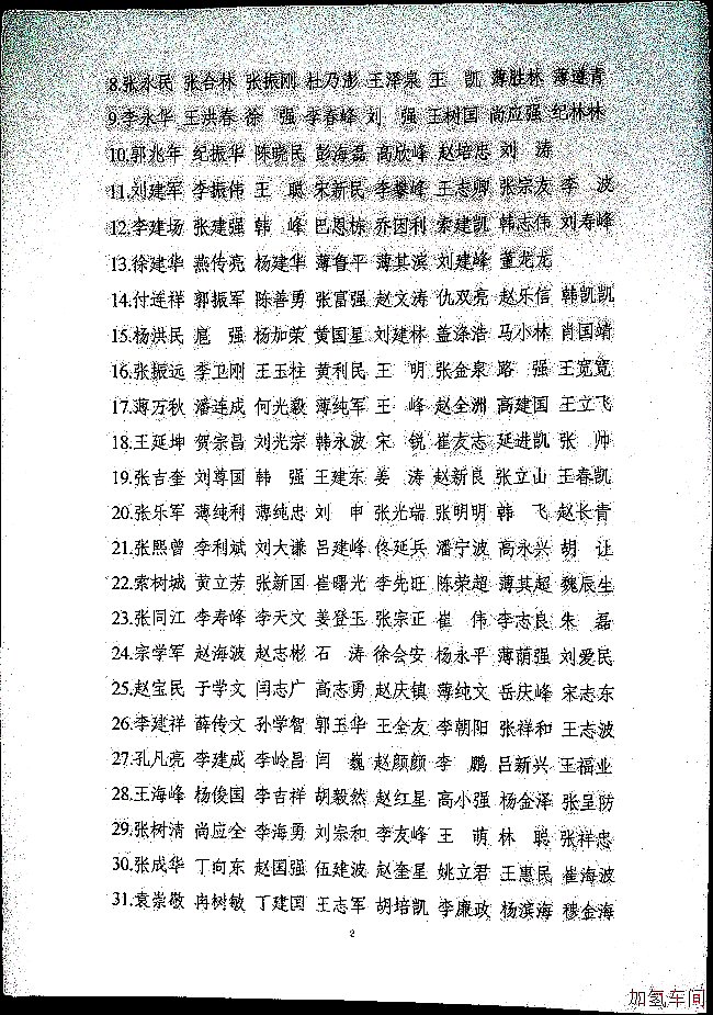 关对于车间副主任级以上管理人员轮流值班进行调整的通知