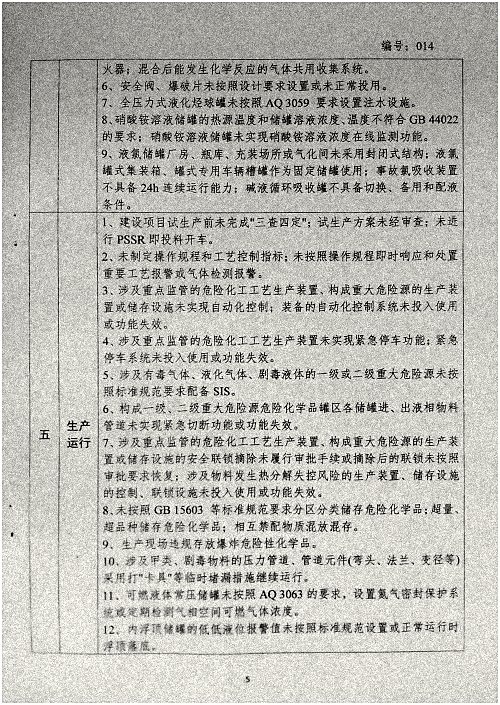 危化品单位重大隐患判定53条清单