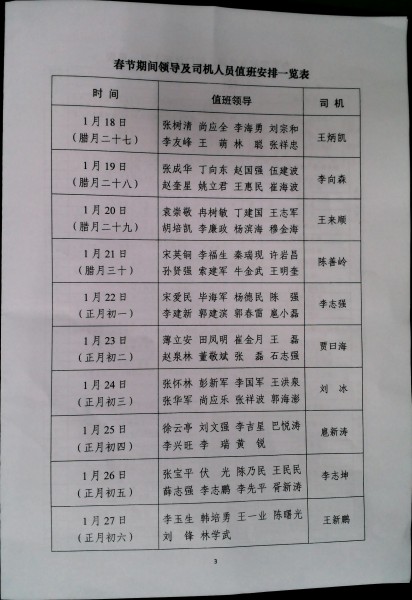 关于2023年春节期间部分人员放假的通知