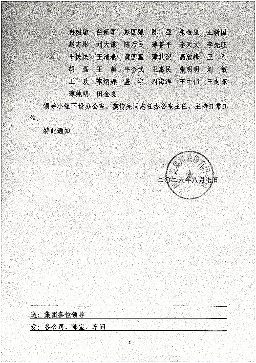 关于加快推进5万吨/年乙丙橡胶项目工程建设成立领导小组的通知